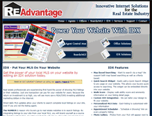 Tablet Screenshot of idxlistings.com